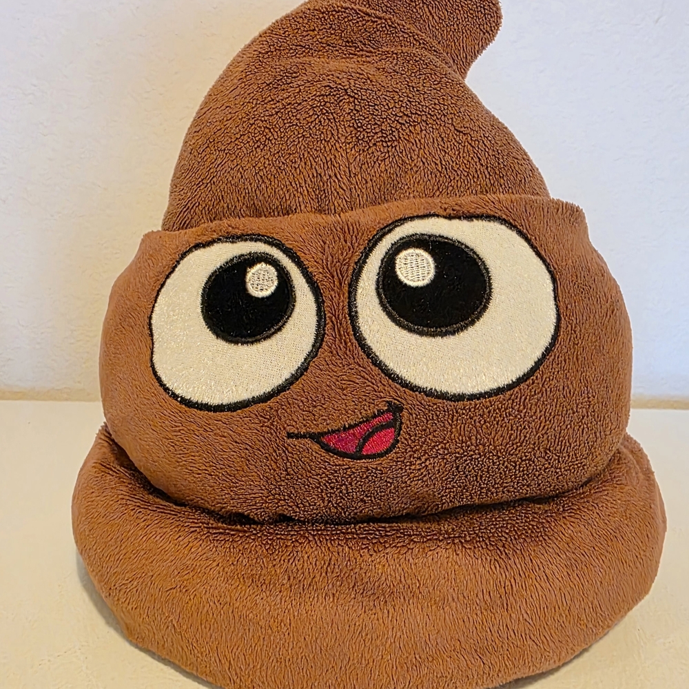 Fiesta Brown Plush Poop Emoji Hat